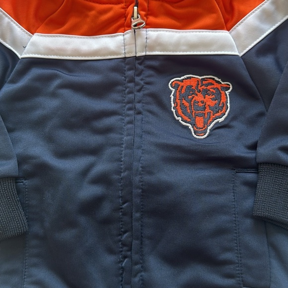 Chicago Bears Embroidered Baby - Warmup Sweatsuit Set - 12 Months - Picture 3 of 6